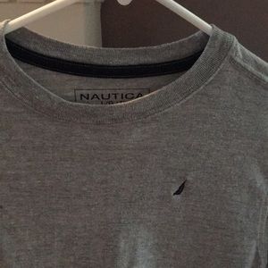 Nautical Long Sleeve Shirt Gray/Grey size 7